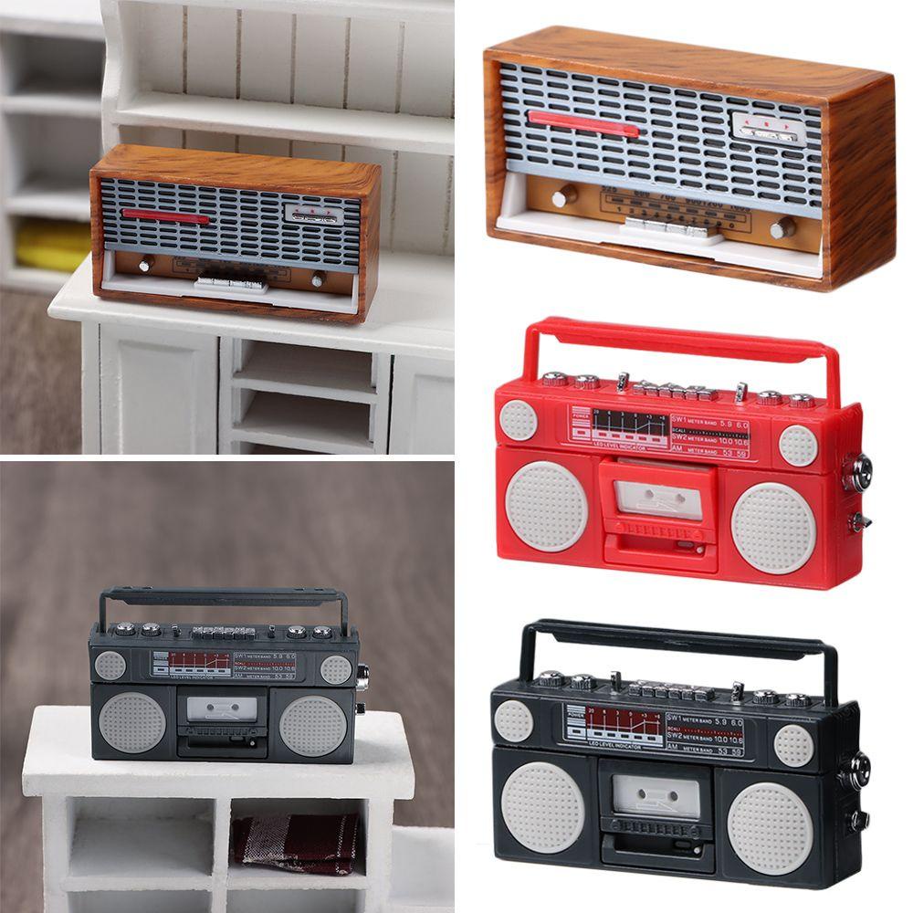 Radio Ghi Âm Tỉ Lệ 1: 12 Trang Trí Nhà Búp Bê