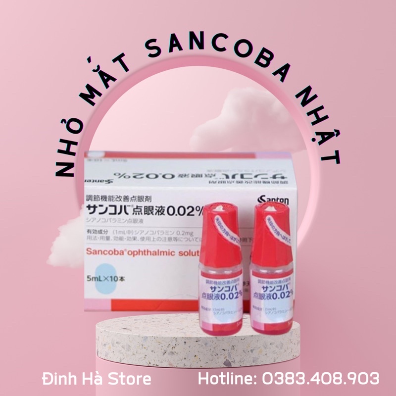 Nước nhỏ mắt cận SANCOBA - 5ml