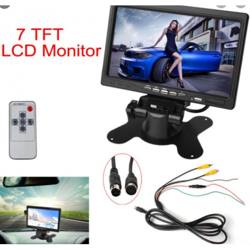 Màn hình 7 inch TFT LCD HD Video AV siêu mỏng cho ô tô