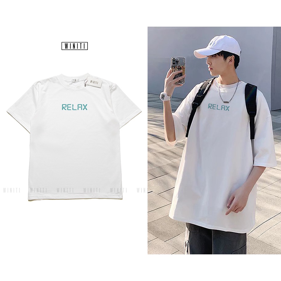 Áo thun unisex phông nam nữ basic form suông rộng phong cách Hàn Quốc Relax Winiti T shirt