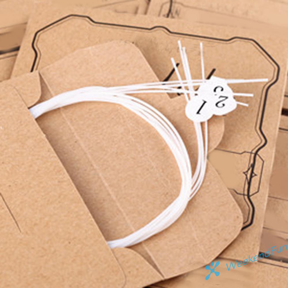 Set 4 Dây Thay Thế Màu Trắng Cho Đàn Ukulele 21 23 26 Inch