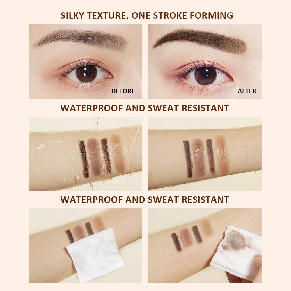 SANIYE (hàng Mới Về) Gel Xăm Lông Mày Hai Lớp 2 Trong 1 Không Thấm Nước Kèm Cọ Trang Điểm Lông Mày M250 | BigBuy360 - bigbuy360.vn