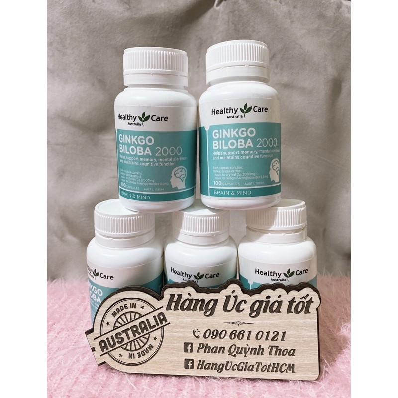 [Date 2024] Viên uống tuần hoàn máu não Ginkgo 2000 | Thế Giới Skin Care
