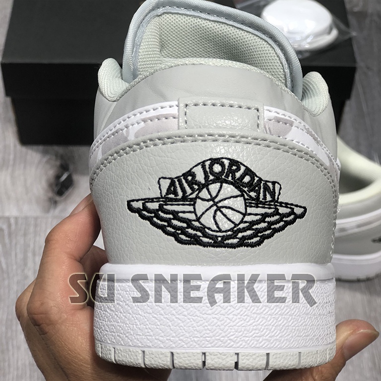 Giày thể thao/ Sneaker , Giày Jd camo cổ thấp, Jordan 1 Low Camo Grey ( Full Box , Tặng Kèm Dây Phụ ) | BigBuy360 - bigbuy360.vn