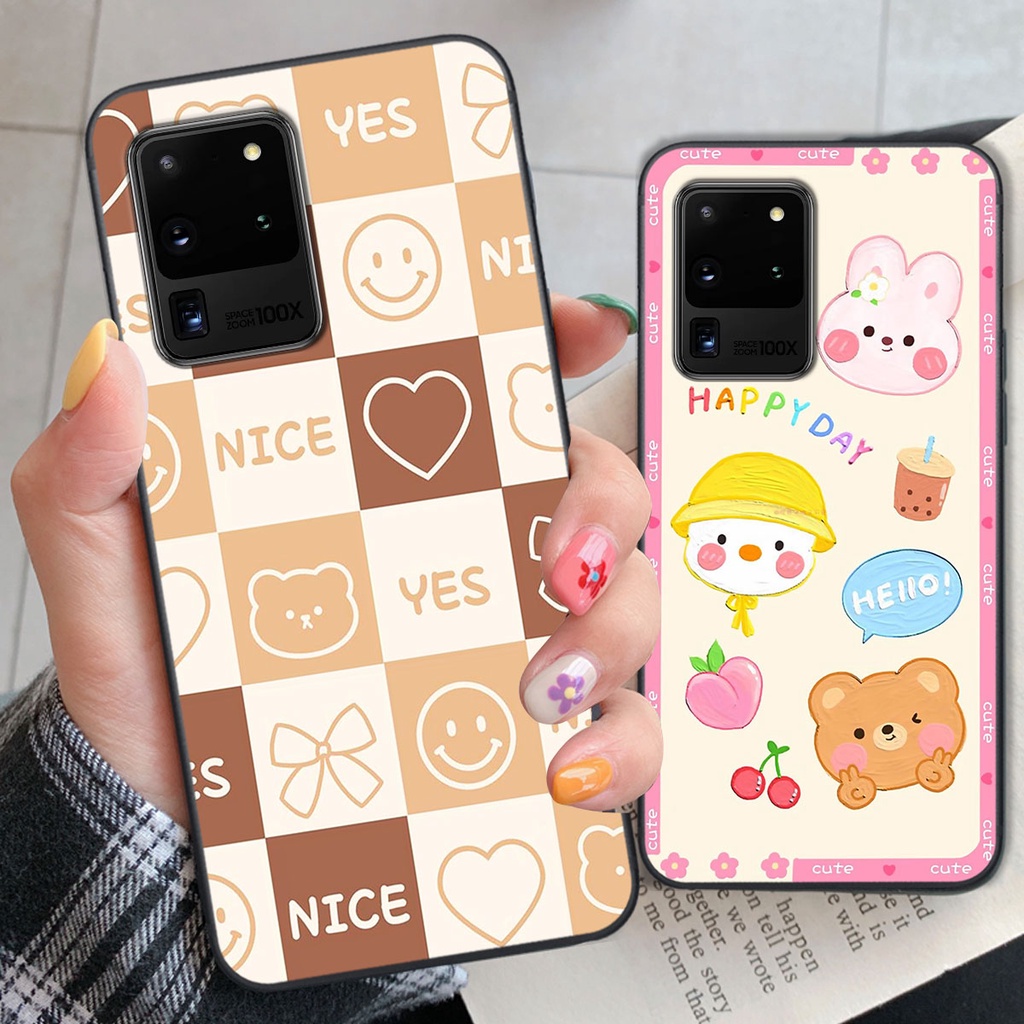 Ốp lưng Samsung S20 ULTRA happy day, gấu bear dễ thương - BỀN - ĐẸP -BAO GIÁ TOÀN THỊ TRƯỜNG