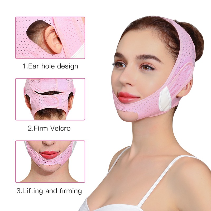 Dây đai đeo JUNLAIKANG nâng cơ mặt giảm mỡ thừa tạo dáng mặt thon gọn cho nữ