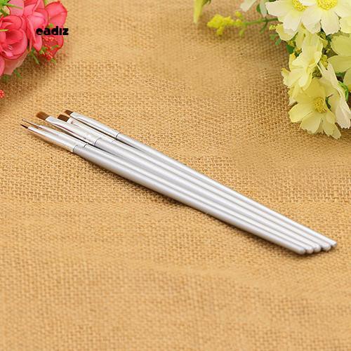 [Hàng mới về] Bộ 5 cọ vẽ trang trí móng tay nghệ thuật chuyên dụng chất lượng cao tiện lợi