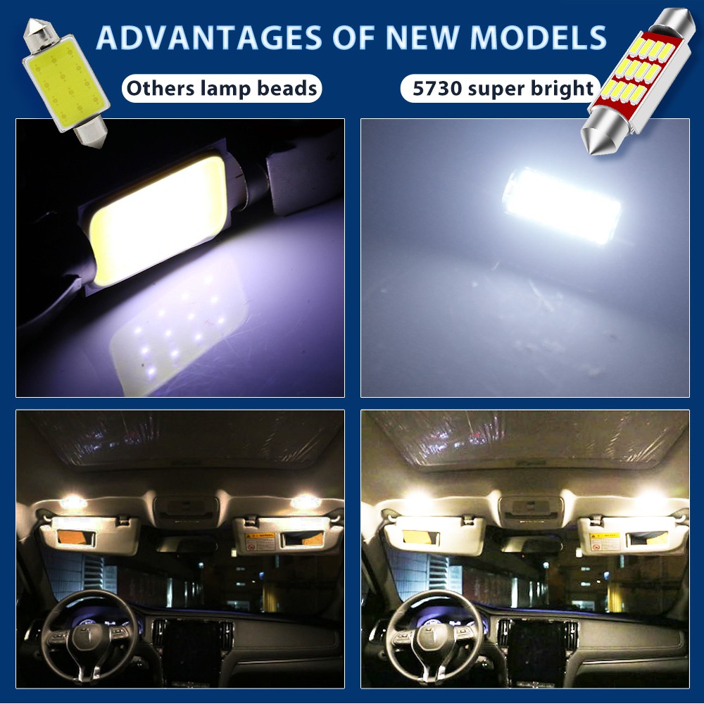 Bóng đèn led LYMOYO C5W 31mm 36mm 39mm 41mm 4014 12 10smd