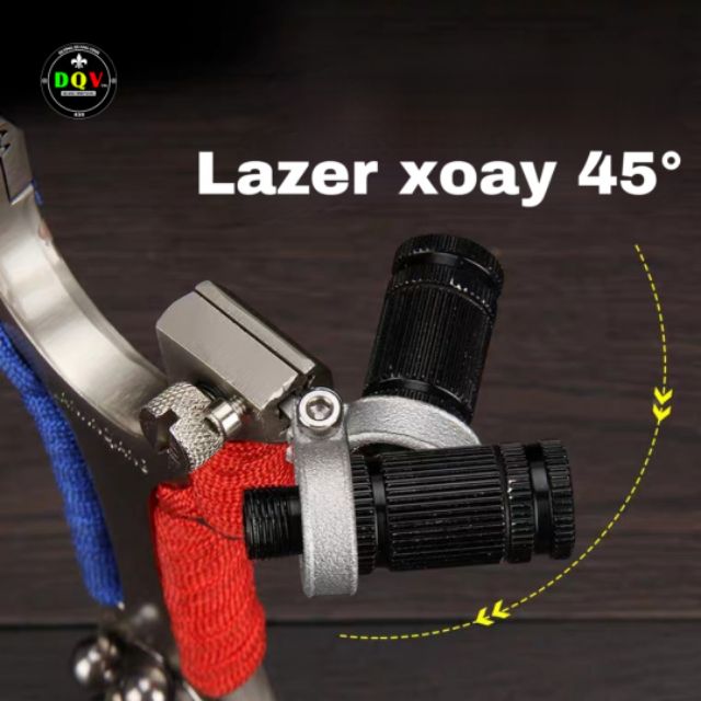 Combo 3 loại Ná cao su nguyên khối Inox có đèn Lazer chiếu đâu trúng đó