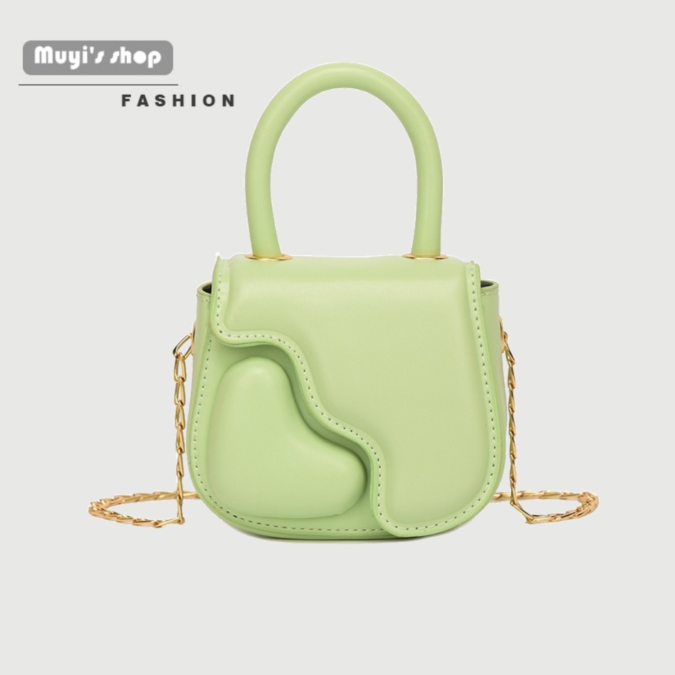 Túi Đeo Chéo Dây Xích Thiết Kế Nhỏ Nhắn Xinh Xắn Thời Trang