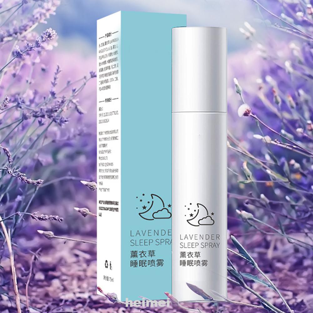 75ml Lavender Sleep Spray Melatonin Night Bedroom Home Relaxing Calming For Pillow Insomnia Therapy