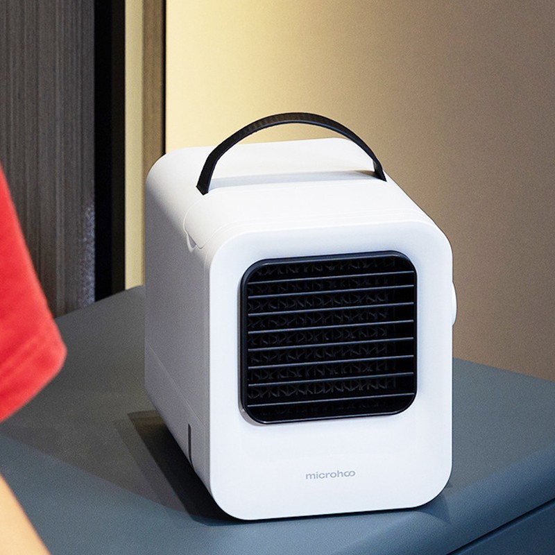 [2021] Quạt điều hòa mini xiaomi Micorohoo. Quạt hơi nước để bàn 500ml, pin sạc 4000mah dùng đến 9h | BigBuy360 - bigbuy360.vn