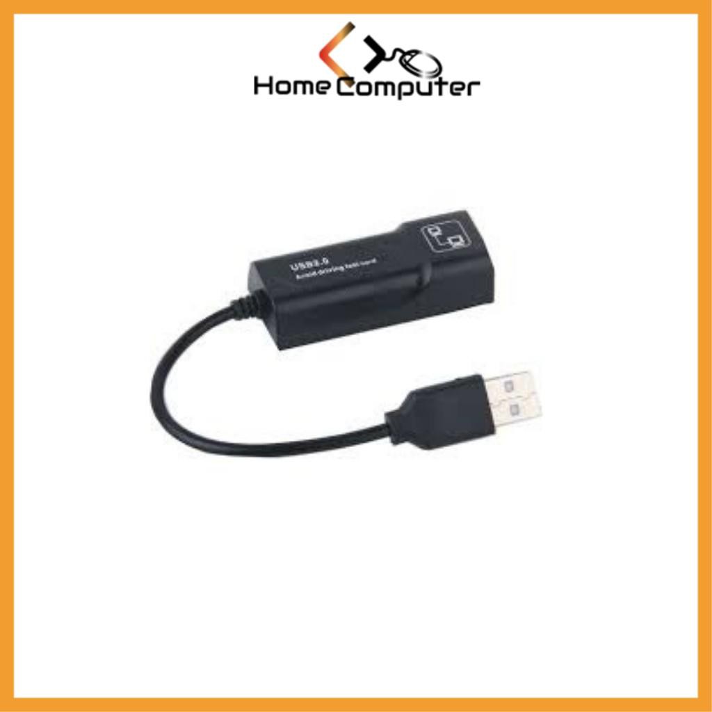 Cáp chuyển usb ra lan 2.0, usb to lan, usb sang cổng lan loại tốt.Bảo hành 6 tháng