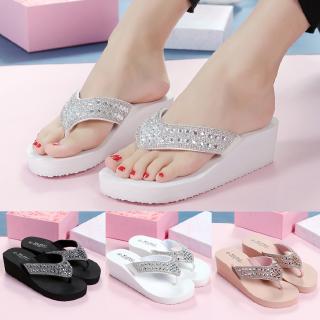 Dép Xỏ Ngón Đế Xuồng Đính Đá Thời Trang Cho Nữ