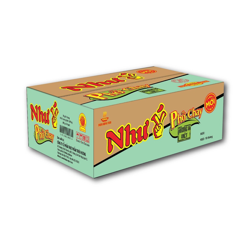 Thùng 30 gói Phở Chay Như Ý 65gr