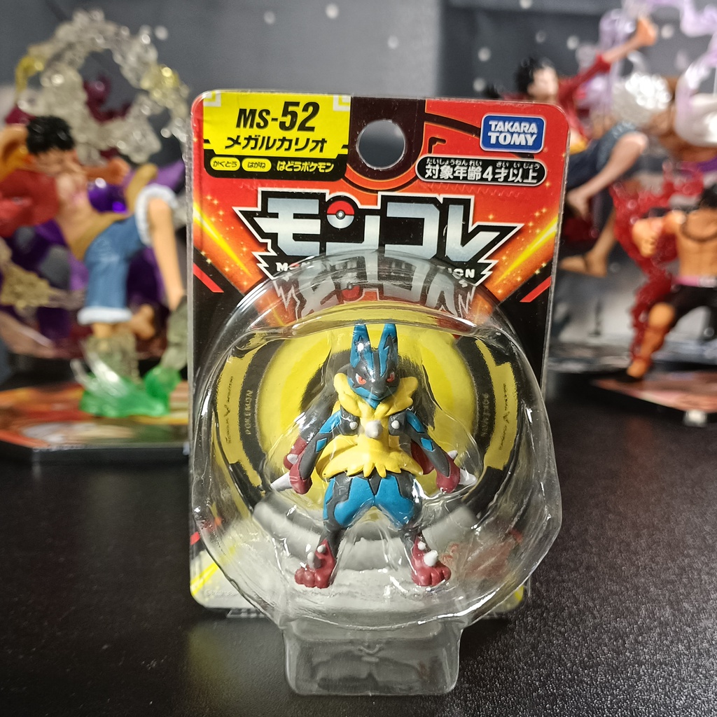 Mô Hình Pokemon Mega Lucario Takara Tomy MS-52 Đồ Chơi Mini Figure