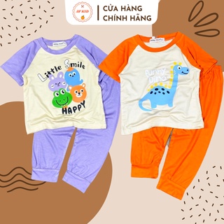 Bộ Quần Áo Trẻ Em Minky Mom Snoopy Tay Cộc Quần Dài Cho Bé Chất Thun Lạnh Siêu Mềm Mịn Mát