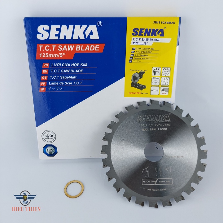 Lưỡi cắt sắt hợp kim 110mm 24 răng SENKA