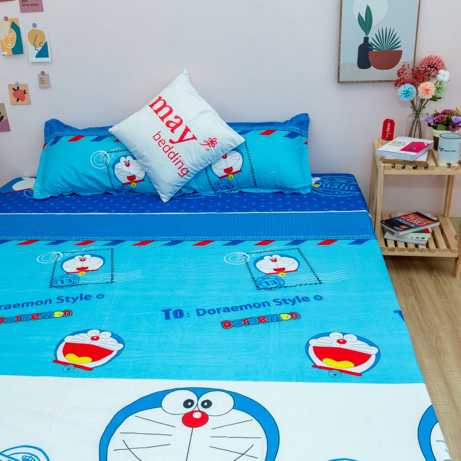 Ga giường May bedding cotton poly kích thước 1m2 1m6 1m8 2m2, drap chun bọc đệm không vỏ gối | WebRaoVat - webraovat.net.vn