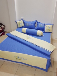 Bộ ga gối trần phủ đẹp