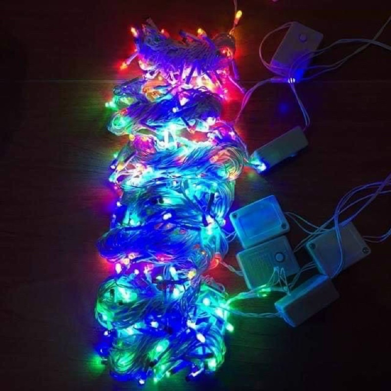 Đèn nháy bóng kim nhấp nháy , tranh trí noel, tết nhiều chế độ màu sắc