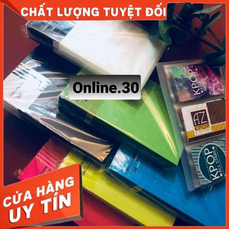 ALBUM Ảnh _ SỔ Đựng CARD KHỔ A5 _ 240 CARD