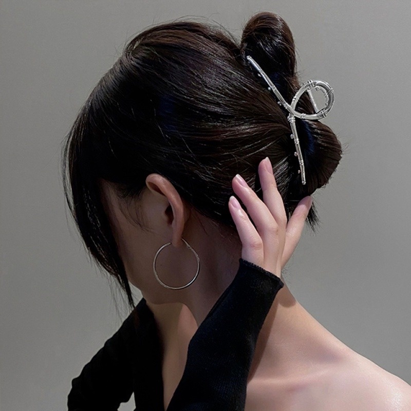 Kẹp Tóc Hợp Kim Bạc Kiểu Hình Học 13 Kiểu Dáng Thời Trang Cho Nữ