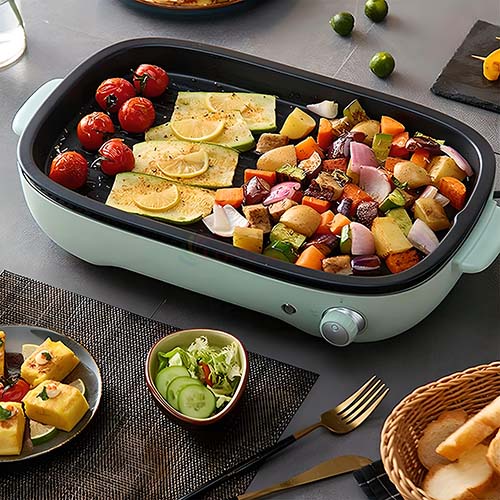Nồi lẩu điện đa năng Bear SUBE004 - Hàng chính hãng - Công suất 1200W, Thao tác sử dụng đơn giản, Thiết kế gọn