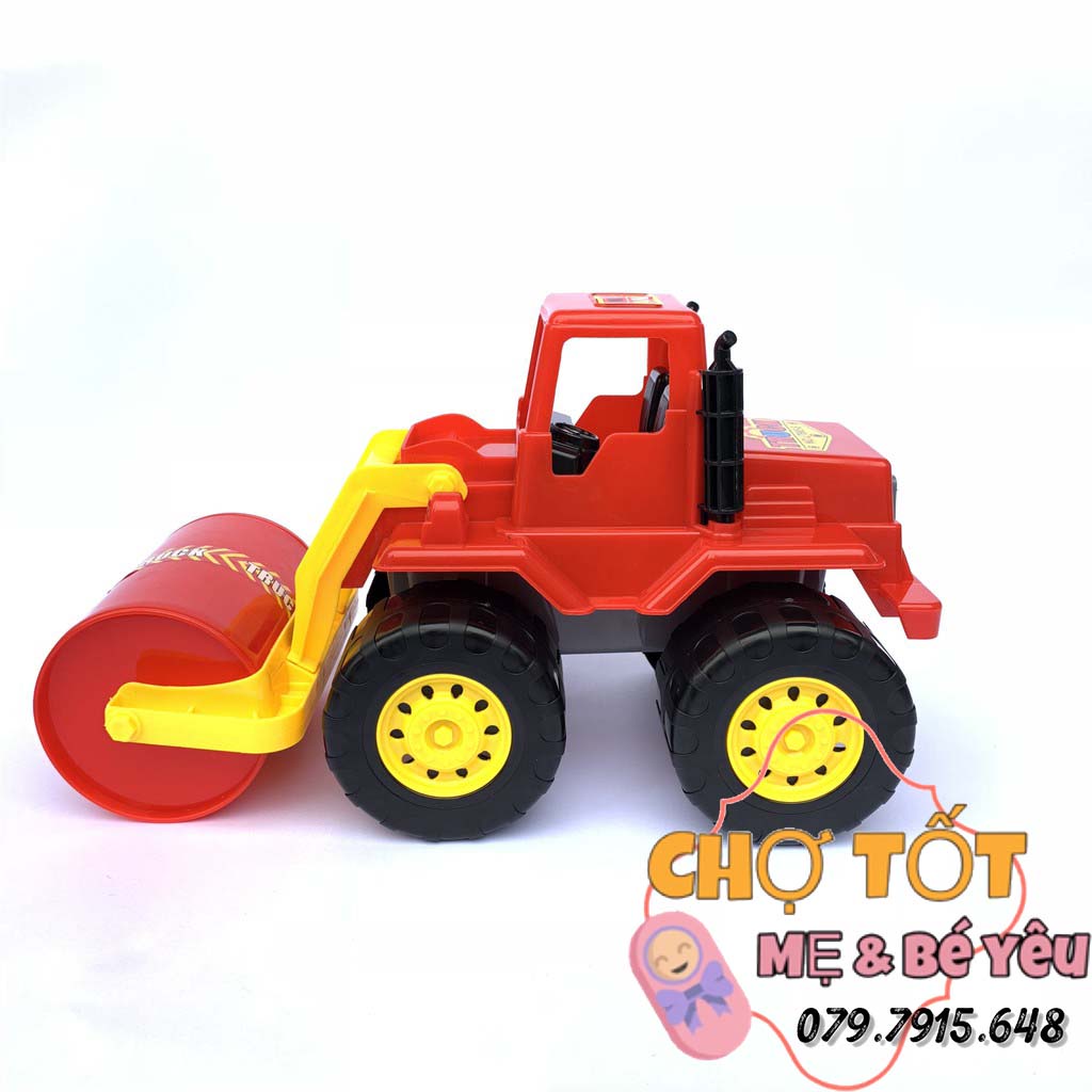 Đồ Chơi Mô Hình Xe Công Trình Siêu Trọng Tải Xe Lu Long Thủy Hàng Việt Nam