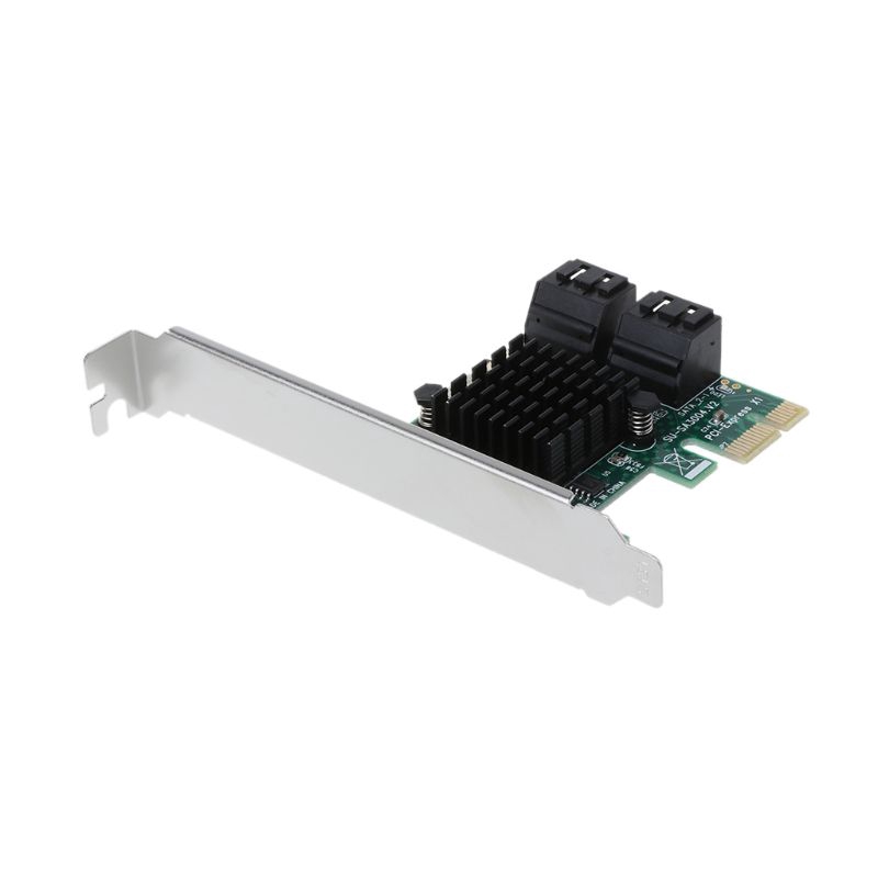 IOR* PCI-E PCI Express 1x To 4-Port Sata 3.0 III 6G Converter Controller Card Adapter