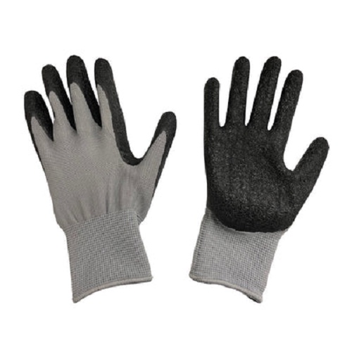 Daiso Găng Tay Cao Su Size M 11.5X2X22 Cm (Cái) Crinkled Latex Palm Coated Gloves M Size