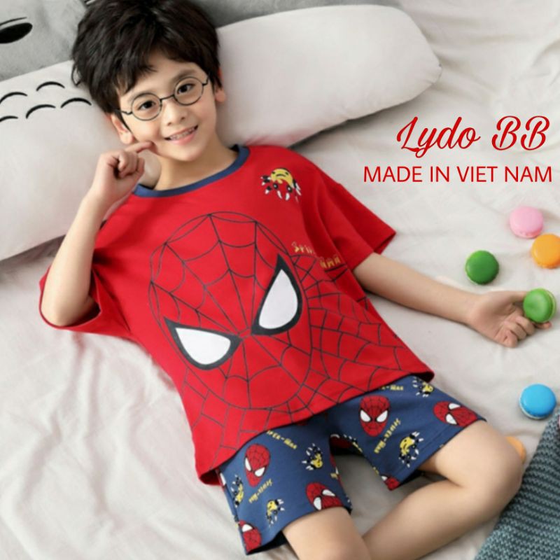 Đồ Bộ Bé Trai LydoBB Size 12kg - 40kg Chất Đẹp Hàng Công Ty, 100% Cotton, Mềm, Mịn, Mát, Co Giãn 4 chiều, Quần Áo Trẻ Em