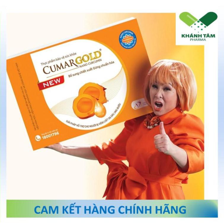 ! [Mẫu mới] CUMARGOLD New - Nano curcumin - Nano nghệ - Đau dạ dày [Cumagold, curmagold]