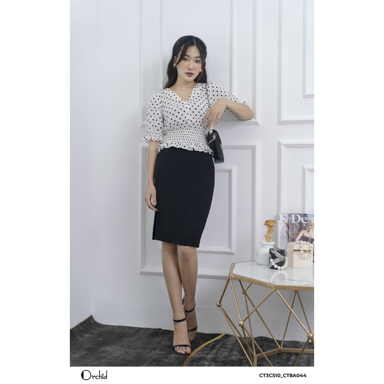 JUYP CÔNG SỞ DÁNG ÔM,CHẤT LIỆU TWILL SILK CAO CẤP - CT8A044