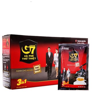Cafe hòa tan Trung Nguyên G7 3in1 (Hộp 21 gói x 16gram)