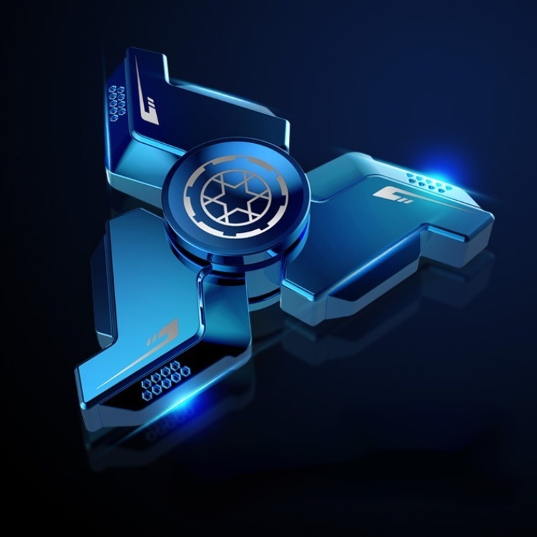 Con Quay Đồ Chơi Spinner Bằng Kim Loại, Giúp Giảm Stress