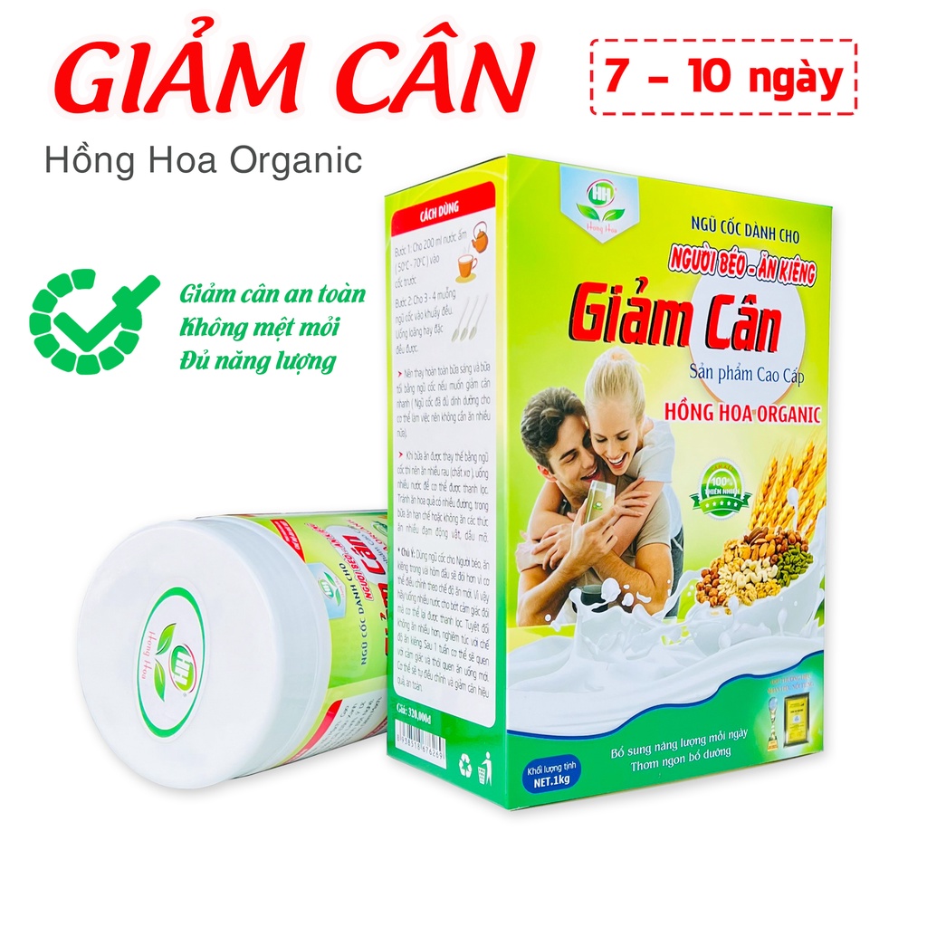 Ngũ Cốc Ăn Kiêng Hồng Hoa Organic * Không Mệt, Duy Trì Năng Lượng Làm Việc