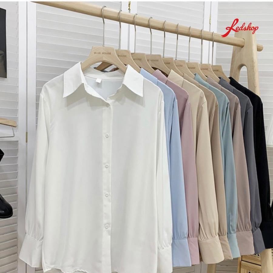 Aó sơ mi lụa dài tay, áo sơ mi công sở cao cấp | BigBuy360 - bigbuy360.vn
