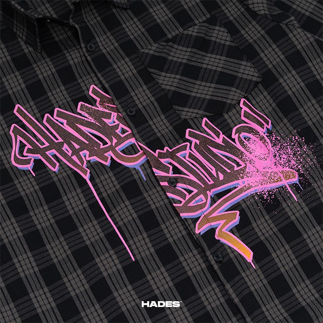 Áo Sơ Mi Tay Dài Unisex GRAFFITY FLANEL Cotton Caro - HADES Brand Chính Hãng | BigBuy360 - bigbuy360.vn