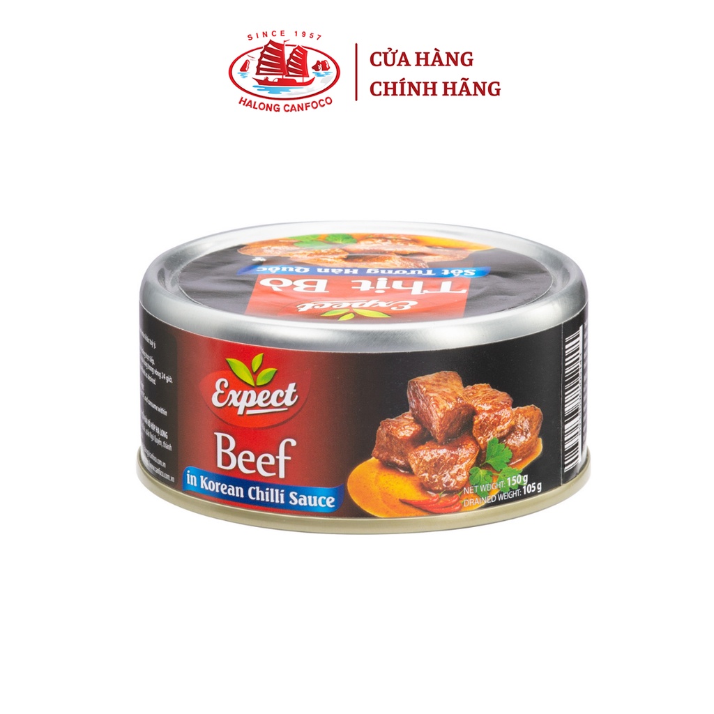 [Mã BMBAU50 giảm 7% đơn 99K] Bò sốt tương Hàn Quốc Expect - 150g - Đồ Hộp Hạ Long