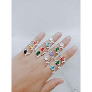 nhẫn hồ ly bạc ta đủ màu