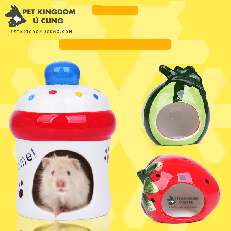 Nhà Ngủ Hamster Sứ