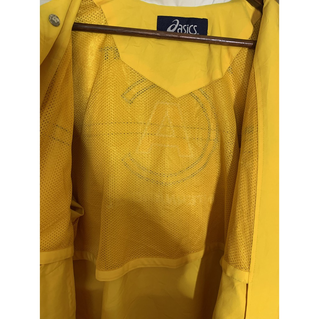 Áo khoác gió 2 lớp jacket hiệu Asics chính hãng secondhand