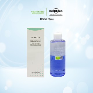 Nước tẩy trang vùng mắt và môi BEBECO Hàn Quốc REAL WATER PROOF LIP & EYE REMOVE 200ml