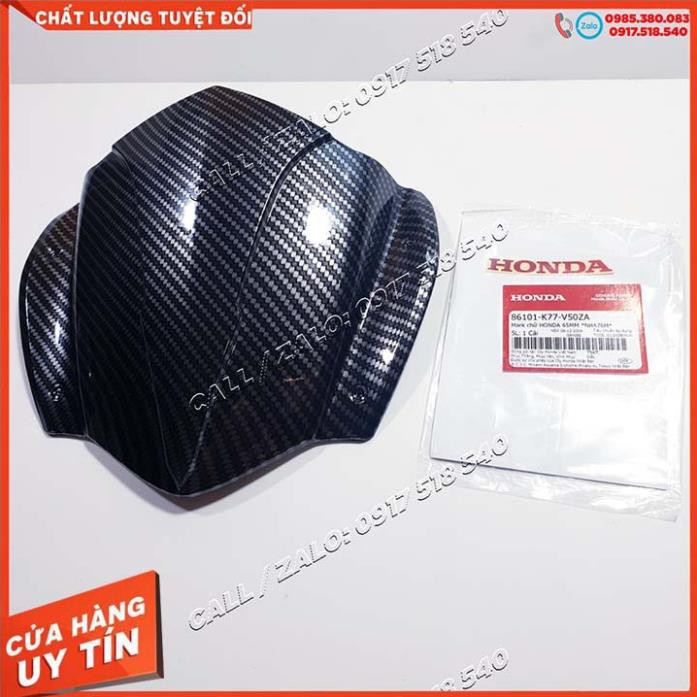 Mua Ngay Combo Chắn Gió Sh 2020 Sơn Carbon + Tem HONDA Chữ Đỏ Chính Hãng