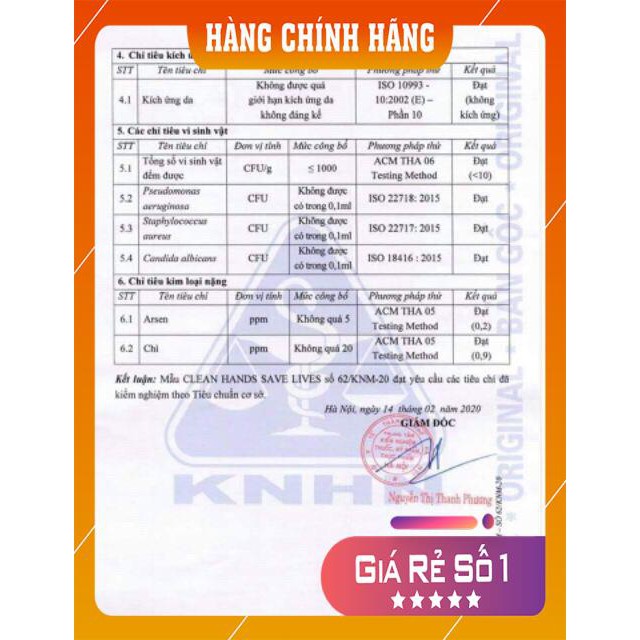 Nước rửa tay khô sát khuẩn linh hương xuất xứ công ty TNHH đầu tư thương mại Thái Hương | BigBuy360 - bigbuy360.vn