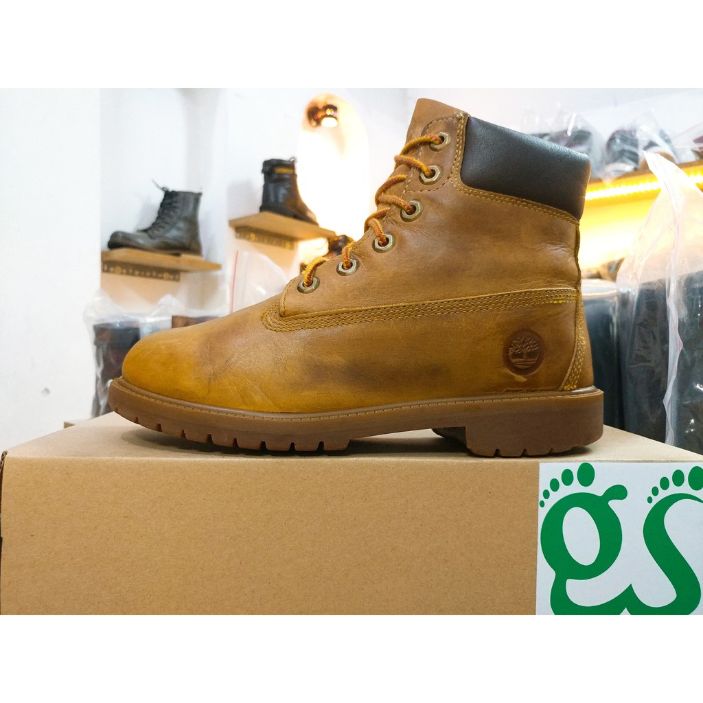 (Size 38) Giày chính hãng 2hand TIMBERLAND AUTHENTICS 6 INCH BOOT `