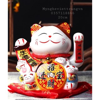 [Giá hủy diệt] Mèo Thần Tài 20Cm May Mắn