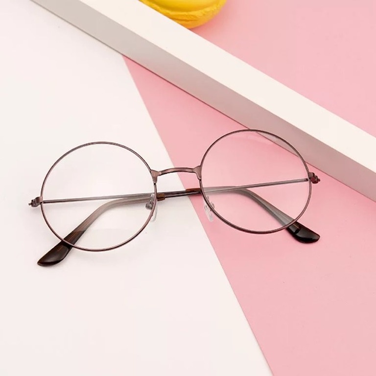 Mắt kính giả cận tròn Nobita phong cách Hàn Quốc - Kính Harry Potter thời trang giá rẻ
