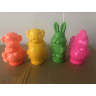 Kẹo C ngậm cho trẻ Set 2 con gồm 1 con vịt và 1 con thú